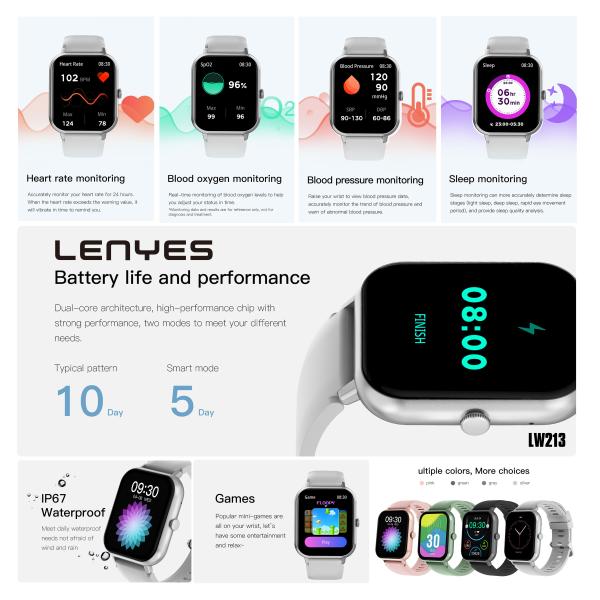 Lenyes smartwatch LW-213