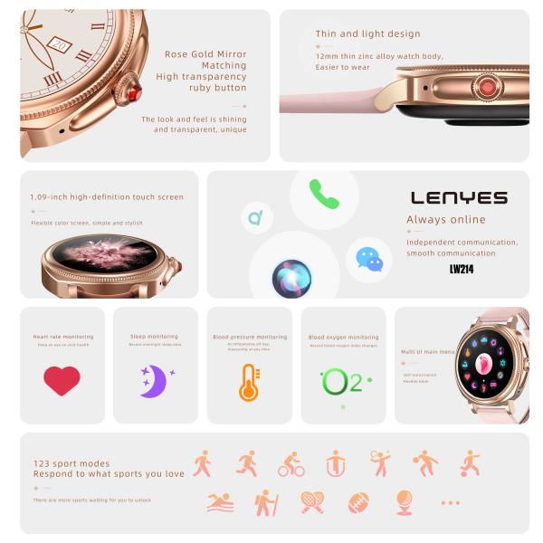 Lenyes smartwatch LW-214