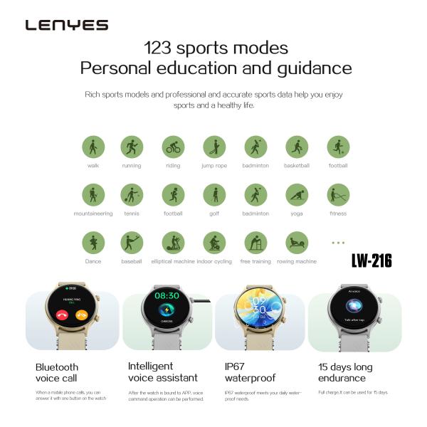 Lenyes smartwatch LW-216