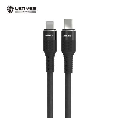 Lenyes Type-C to Lightning Fast charging braided cable 27W