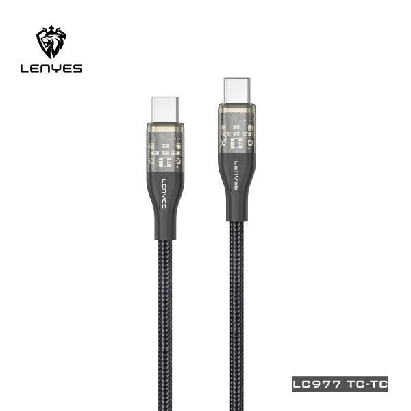 Lenyes Type-C to Lightning Fast charging braided cable 27W