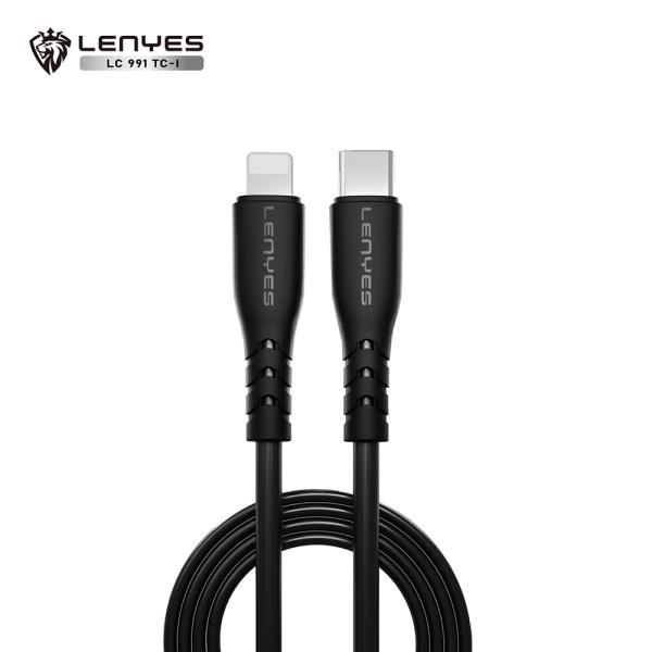 Lenyes Type-C to Lightning Fast charging braided cable 27W