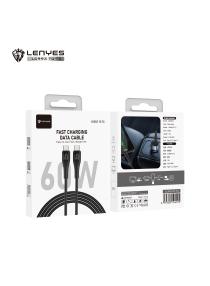 Lenyes Type-C to Type-C Fast charging braided cable