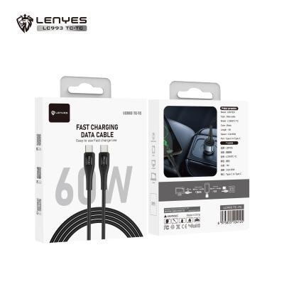 Lenyes Type-C to Type-C Fast charging braided cable