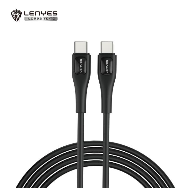 Lenyes Type-C to Type-C Fast charging braided cable