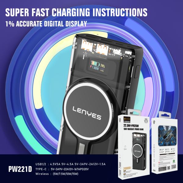 Lensyes Power Bank PW221D