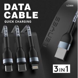 Lenyes 3 in 1 charging cable
