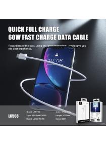 Lenyes Type-C to Type-C Fast charging braided cable 60W